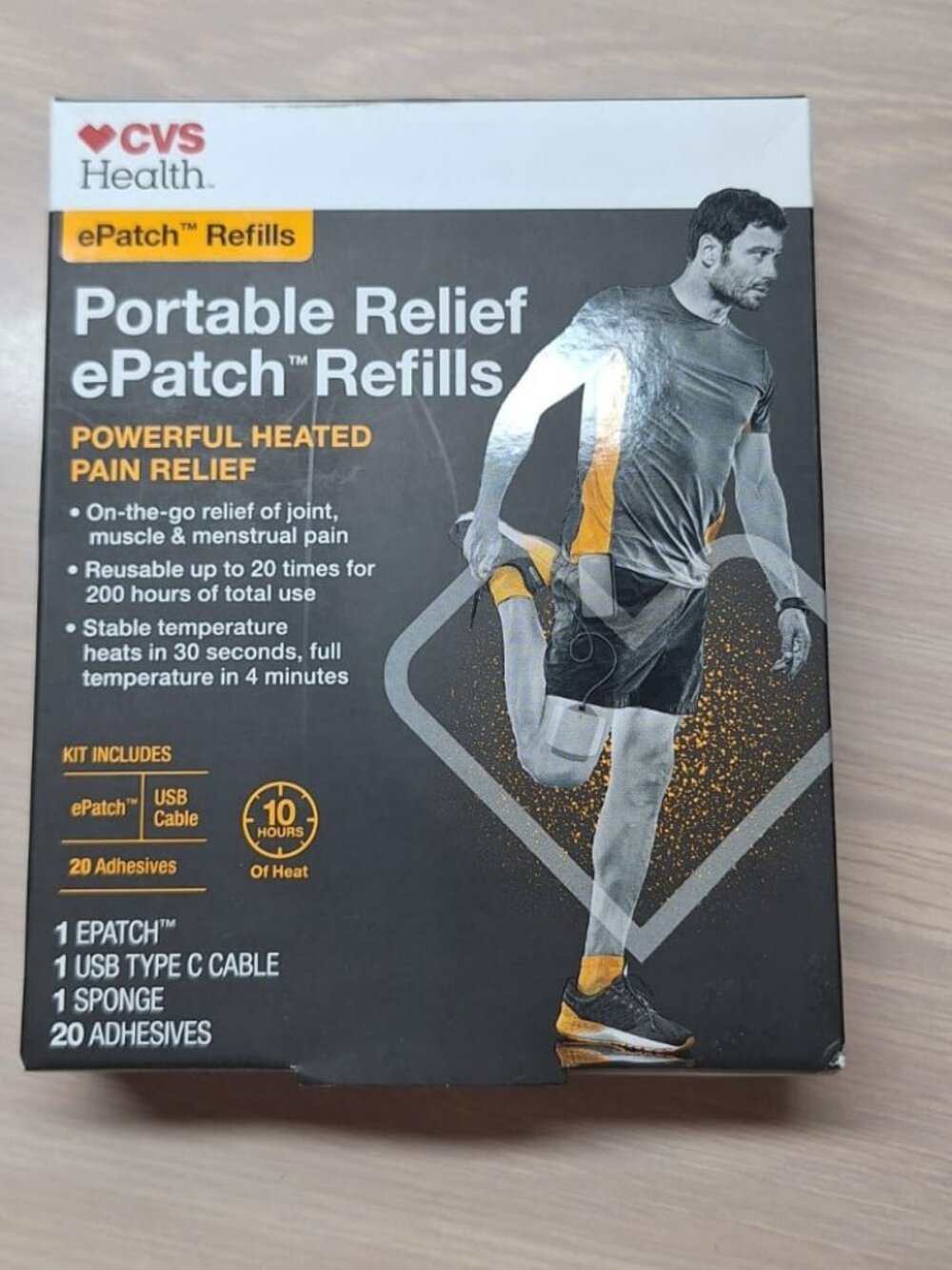 CVS Health Portable Relief ePatch Kit New Sealed